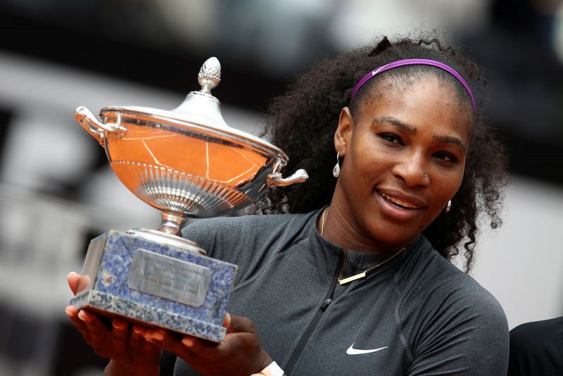 Serena Williams gana su cuarto título en Roma e iguala a Conchita Martínez