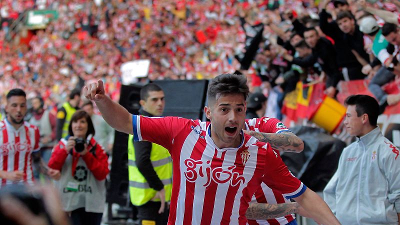 El Sporting de Gijón se queda en Primera y descienden Getafe y Rayo Vallecano en la última jornada
