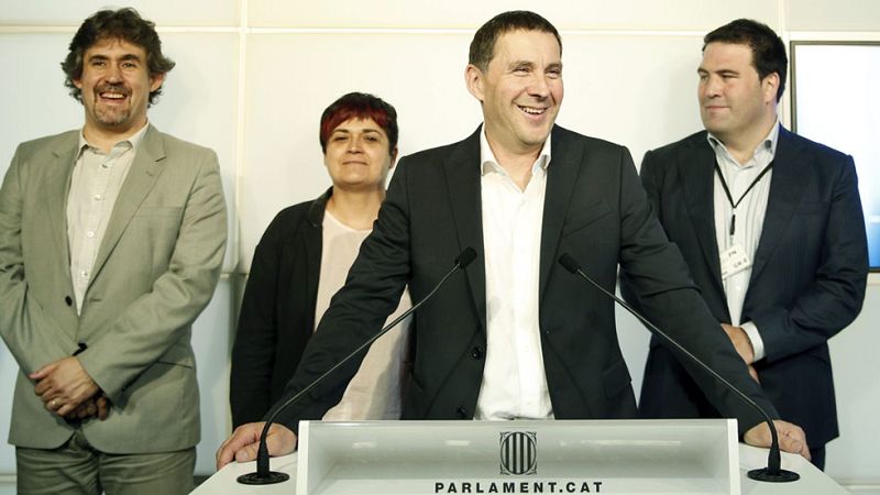 Otegi resalta el proceso "ejemplar" en Cataluña que siente como "propio"