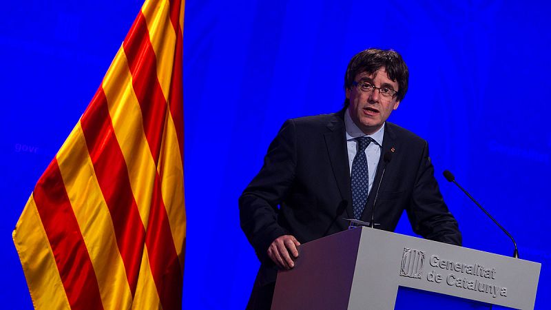 Puigdemont sobre las esteladas: "Esa es la España de la que queremos escapar"