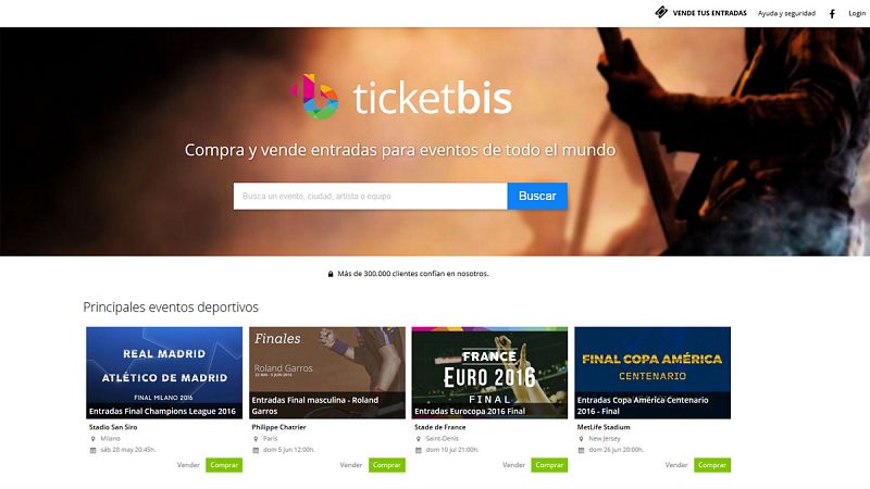 eBay compra la plataforma digital española de compraventa de entradas Ticketbis