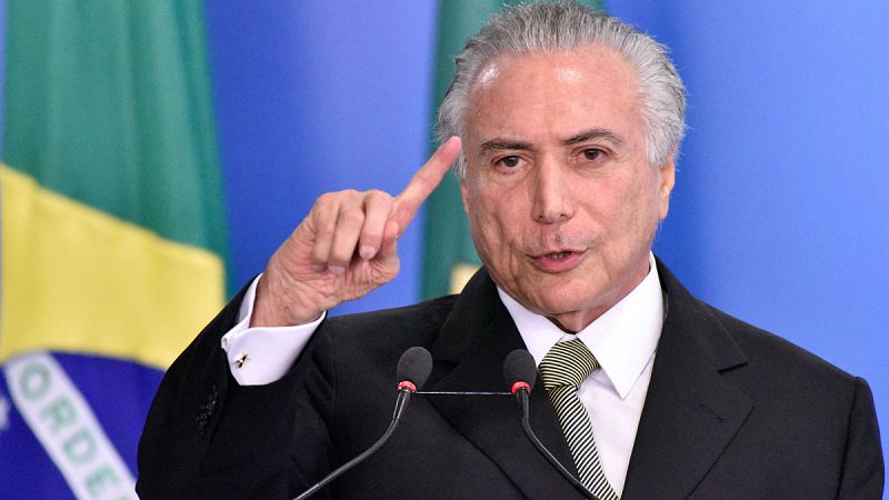 El Parlamento de Brasil aprueba acabar el año con un déficit del 8,95%, según la propuesta de Temer