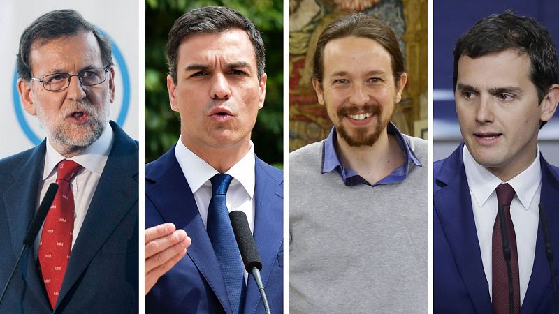 El debate a cuatro entre Rajoy, Sánchez, Iglesias y Rivera será el 13 de junio