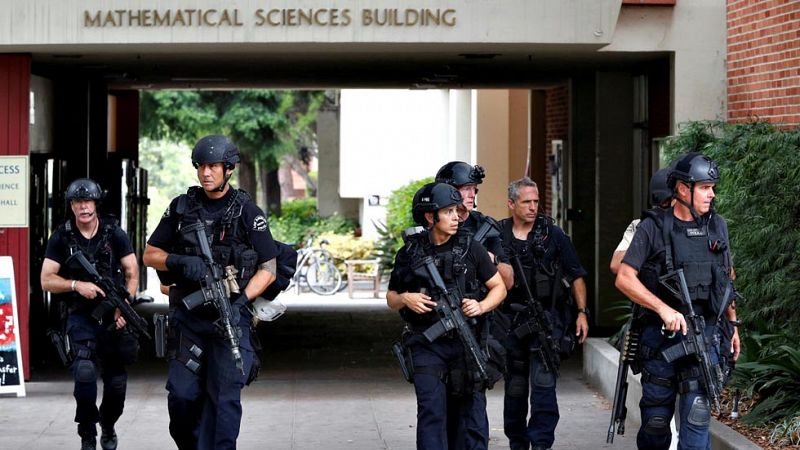 Un hombre mata a otro antes de suicidarse en la Universidad de California, en Los Ángeles