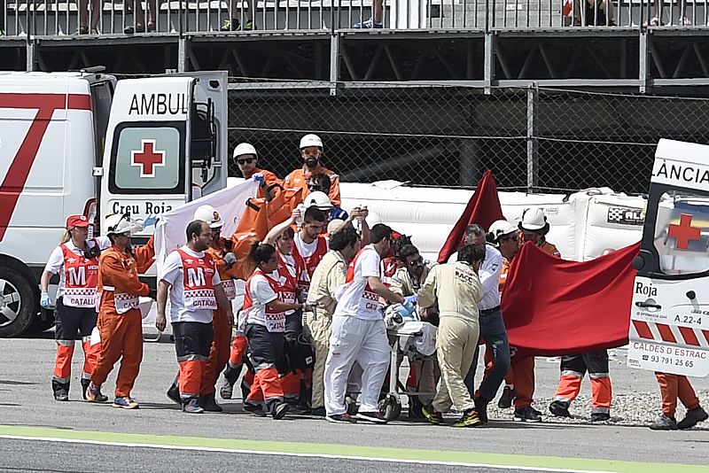 El piloto Luis Salom fallece tras un accidente en Montmeló