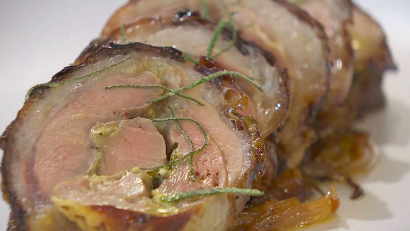 Receta de cordero con mostaza y menta