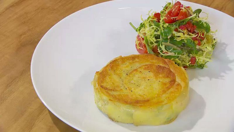 Receta de tortilla de patata crujiente