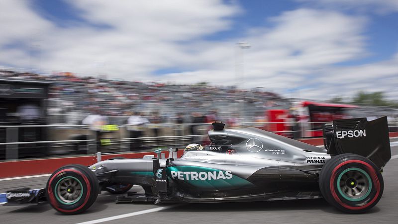 Hamilton no da opciones en los libres de Montreal