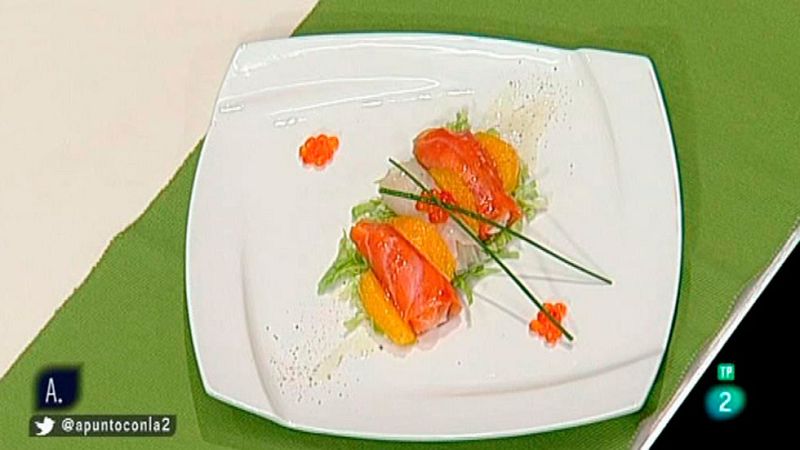 Receta de Ensalada de ahumados y c�tricos