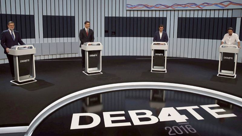 Críticas y reproches entre los cuatro candidatos en el día después del debate electoral