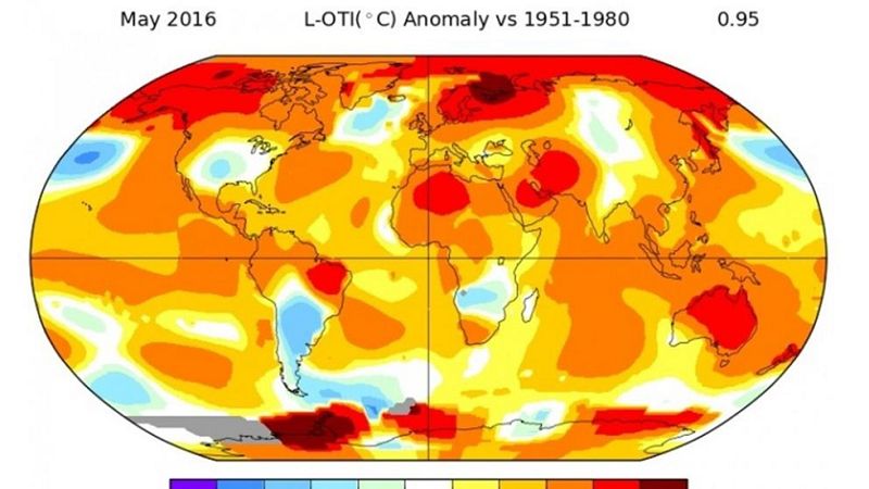 La temperatura global rompe nuevos récords en mayo