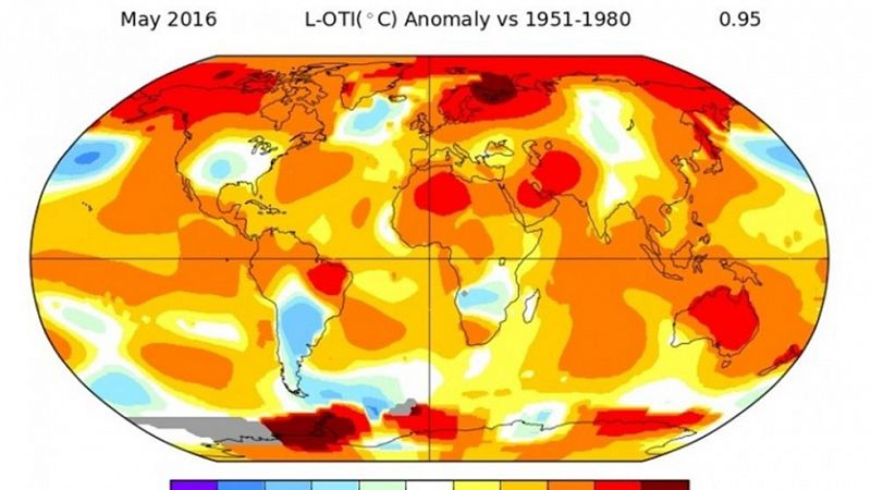 La temperatura global rompe nuevos récords en mayo