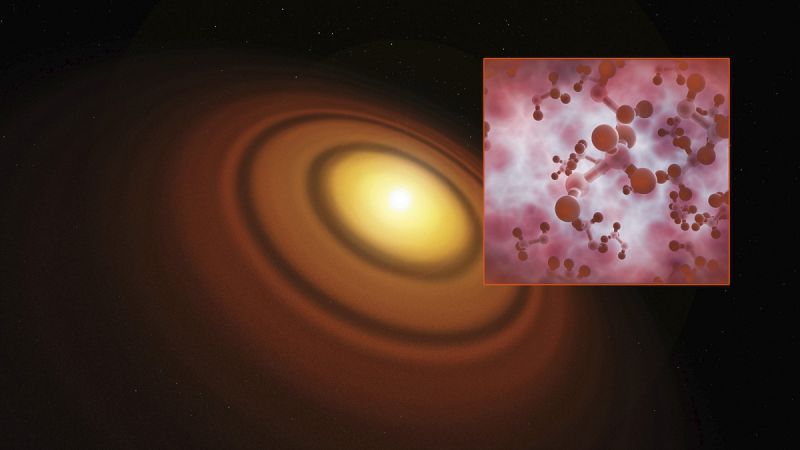 Descubren metanol, pieza clave para la vida, en una estrella cercana a la Tierra