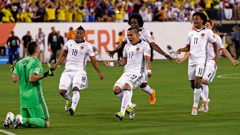 Colombia, semifinalista tras eliminar a Perú en los penaltis