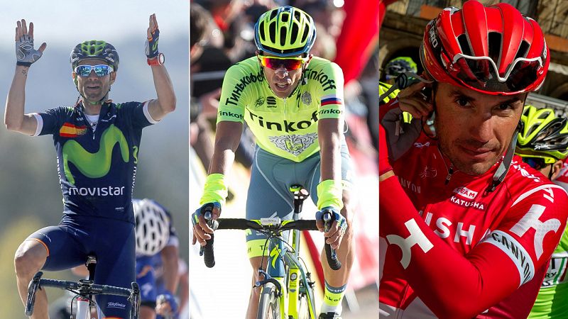 Valverde, Contador y "Purito" engalanan el Campeonato de España