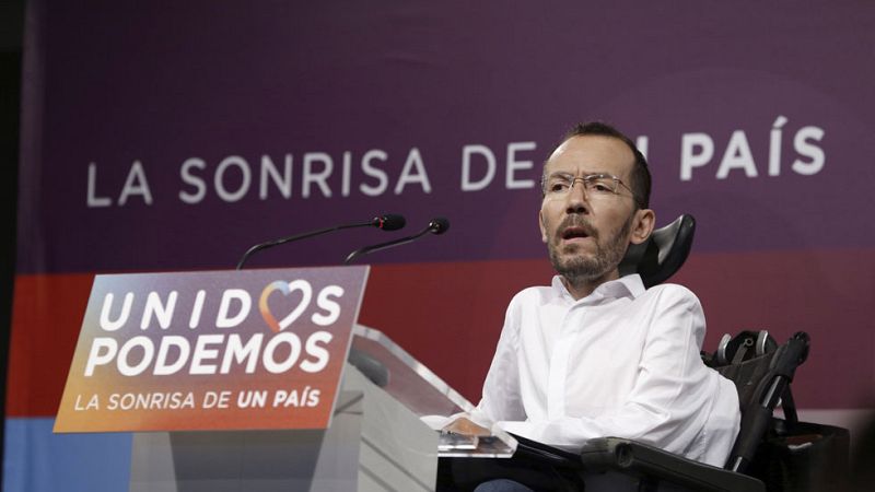 Echenique no descarta actuar con contundencia ante conflictos internos de Podemos si falla el "diálogo"