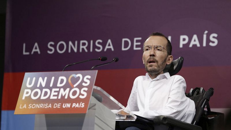 Echenique no descarta actuar con contundencia ante conflictos internos de Podemos si falla el "diálogo"