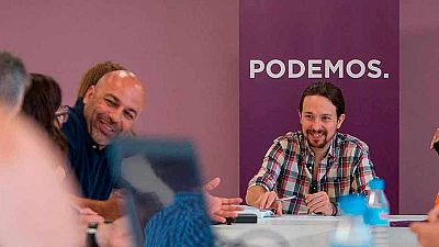 Los l�deres auton�micos de Podemos respaldan a Iglesias y la confluencia con IU