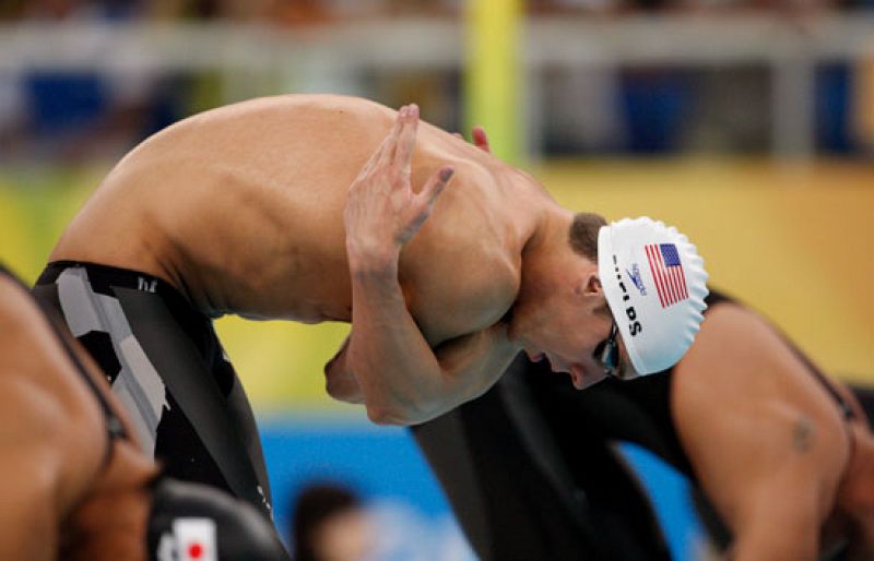 Phelps consigue su sexto oro en Pekín y se iguala a sí mismo