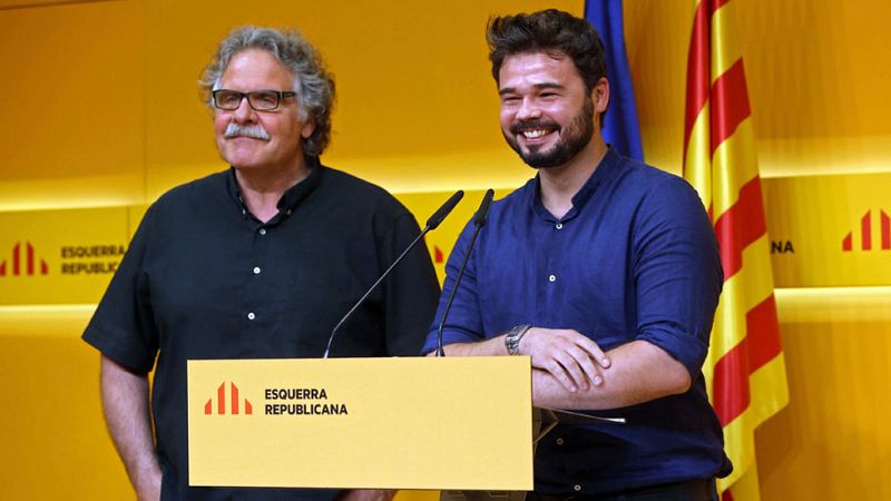 ERC se mantiene en su 'no' a Rajoy, con el referéndum catalán como línea roja