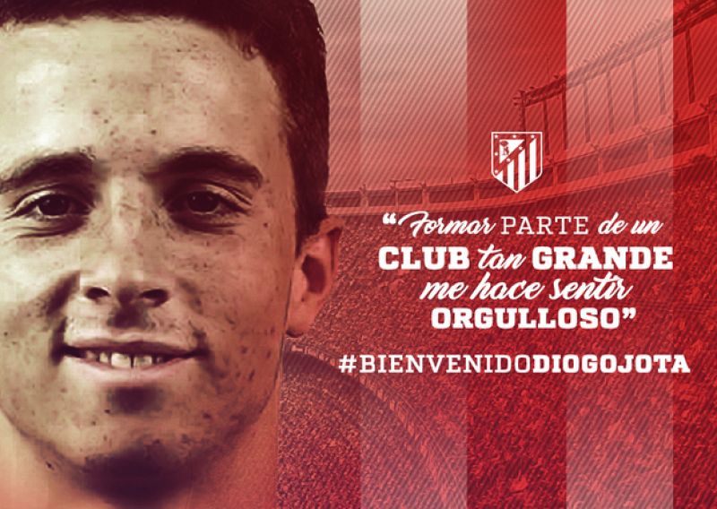 El Atlético anuncia el fichaje de Diogo Jota por cinco temporadas