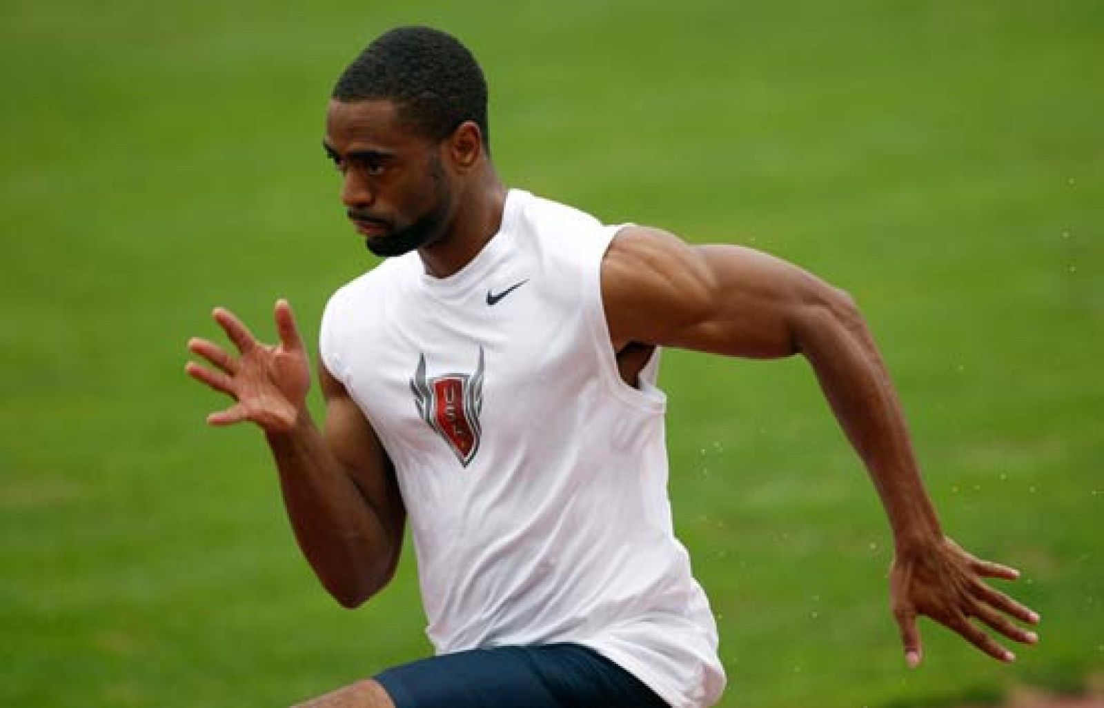 Asafa Powell, Tyson Gay y Usain Bolt, a por el oro