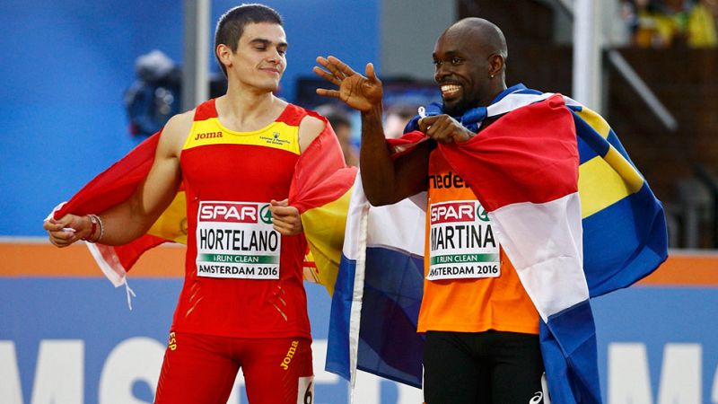 Hortelano logra un histórico oro en 200 metros y Sergio Fernández la plata en 400 vallas