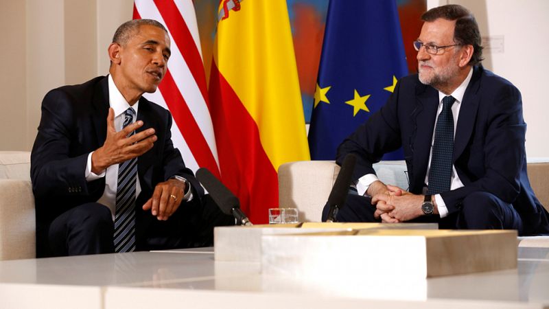 Obama felicita a Rajoy por la mejora económica y asegura que apoyará "cualquier gobierno" que se forme