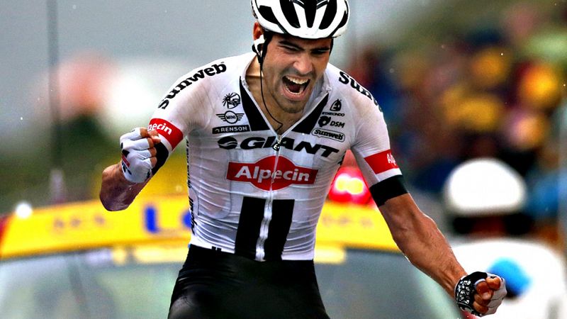 Dumoulin vence bajo el granizo andorrano; Froome no muestra fisuras