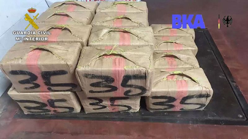 29 detenidos en una red europea de tráfico de drogas y personas