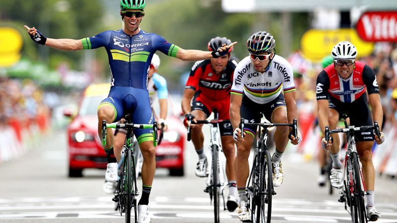 Matthews salva el honor para el Orica al ganar la dcima etapa