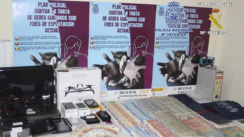 Siete detenidos en la mayor red de falsificación de moneda conocida en España