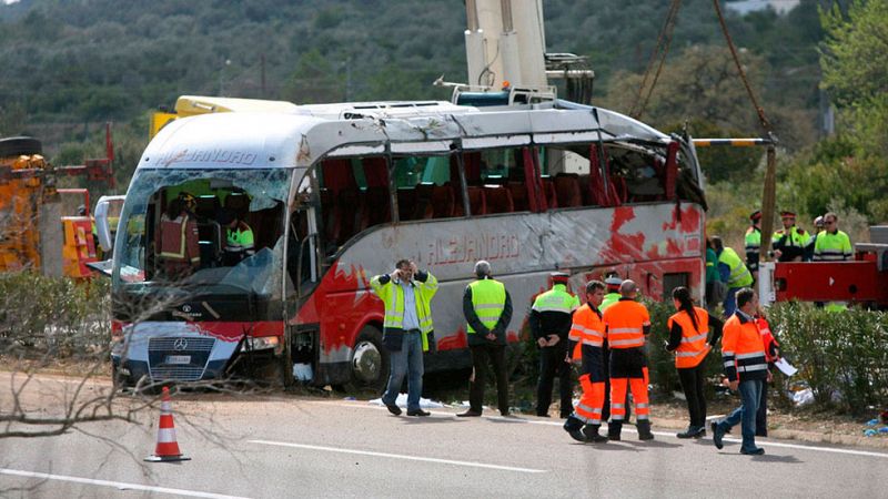 El cansancio del conductor fue la causa del accidente en Tarragona en el que murieron 13 estudiantes