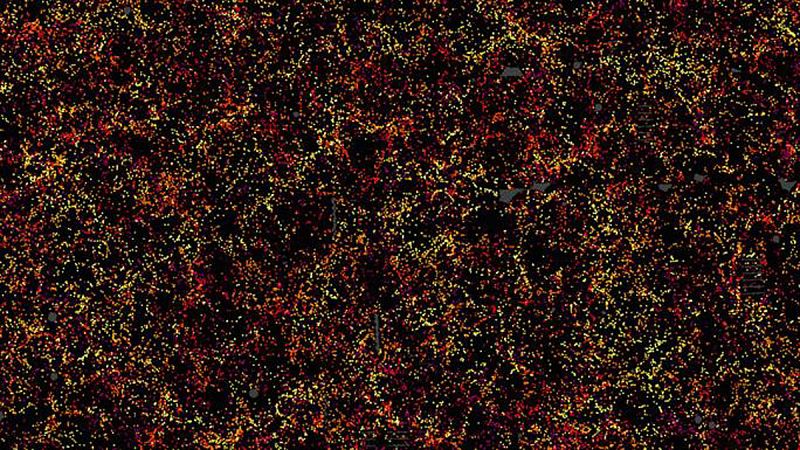 Desarrollan un mapa récord de más de un millón de galaxias para estudiar la energía oscura