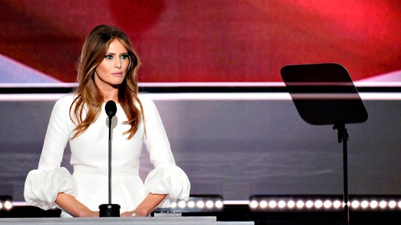 La redactora del polémico discurso de Melania Trump admite que incluyó frases de Michelle Obama