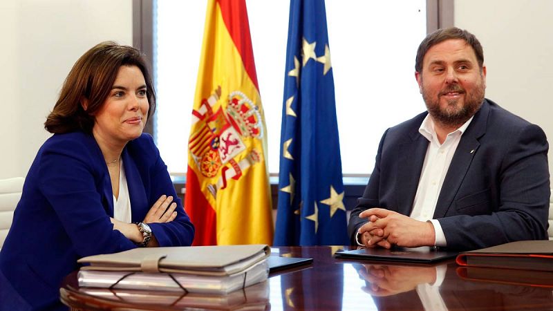Oriol Junqueras se reunirá este jueves con la vicepresidenta Soraya Sáenz de Santamaría