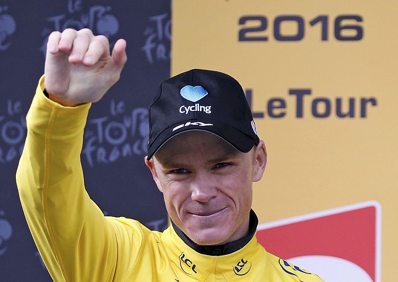 Froome: "Cruzar la línea de meta ha sido un gran alivio"