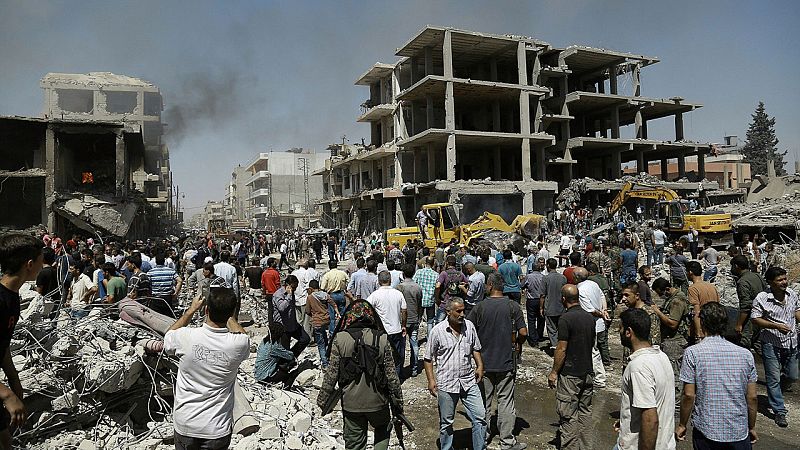 Al menos 44 muertos en un atentado del Estado Islámico en la 'capital' del Kurdistán sirio