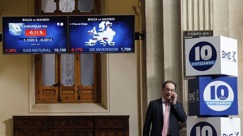 El IBEX 35 sube un 1,18% y consolida los 8.600 puntos impulsada por el Santander