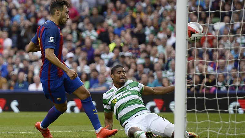 Un Barça a medio gas supera al Celtic