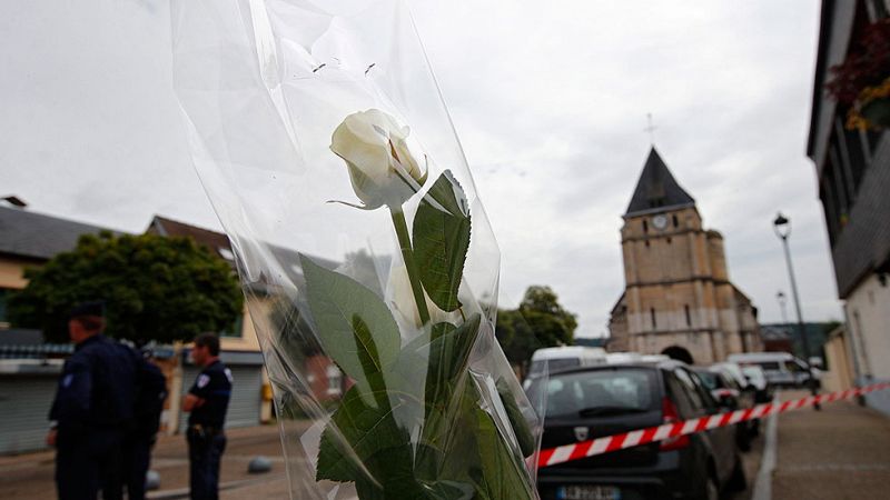 Los asesinos del cura de Normandía se conocieron por Telegram cuatro días antes