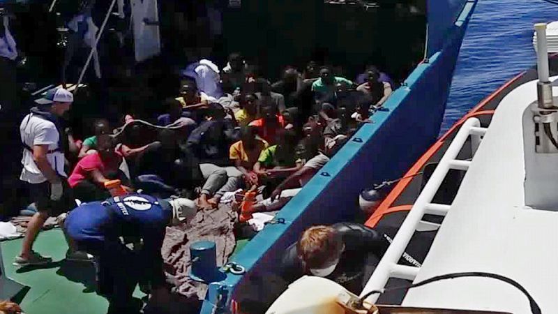 Rescatados 1.800 migrantes en el Mediterráneo en una operación conjunta