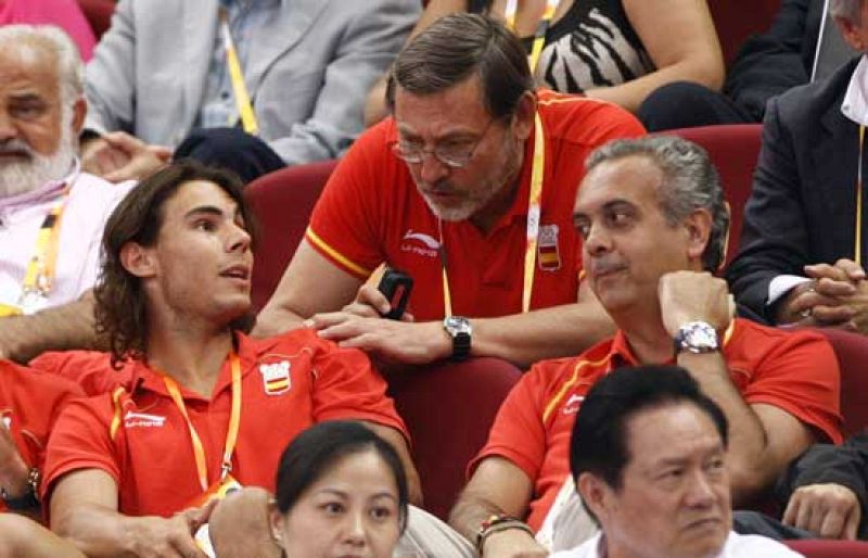 Rafa Nadal disfruta de su día de descanso antes de la final