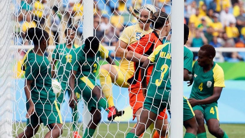 Suecia gana a Sudáfrica en el partido que inaugura los Juegos de Río