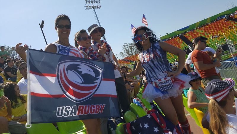 El estreno del Rugby 7 trae pasión y garra al campo y a las gradas de Río