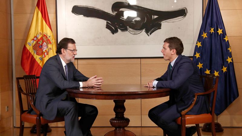 Rajoy y Rivera volverán a reunirse este miércoles en el Congreso de los Diputados
