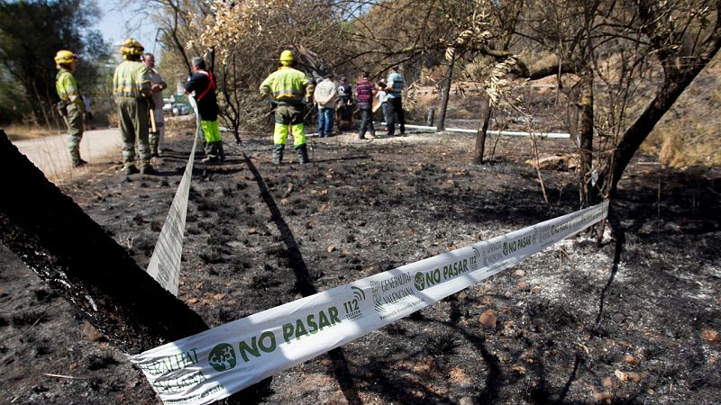 Extinguido el incendio de Artana, que ha arrasado 1.500 hectáreas de Castellón en dos semanas