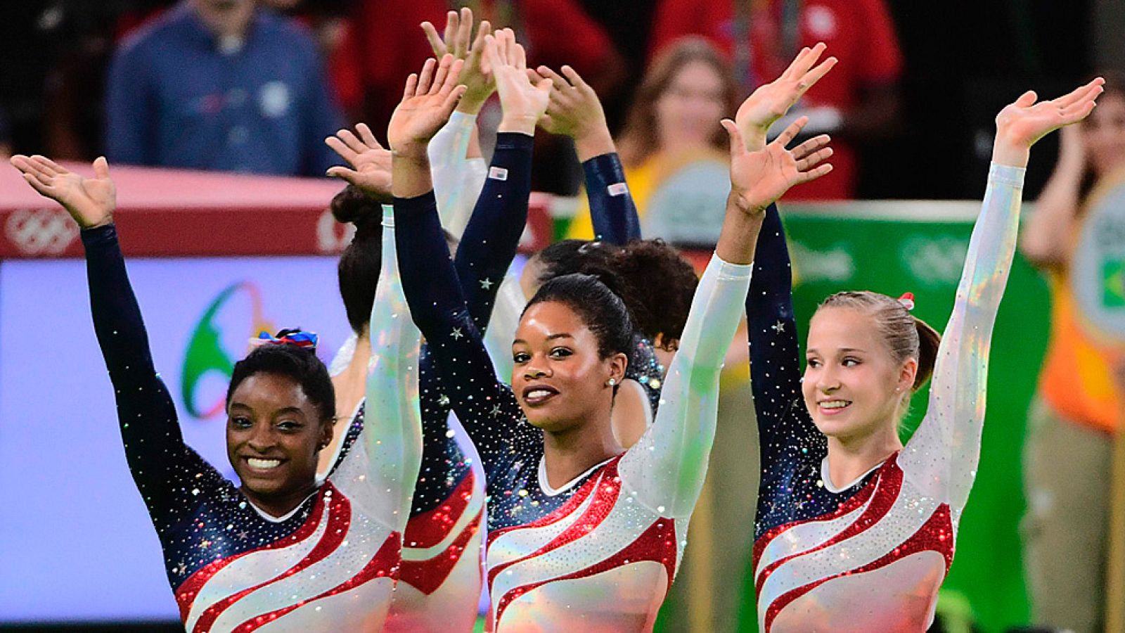 Simone Biles, en la rotación de salto de Río 2016