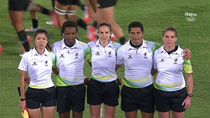 Alhambra Nievas, el 'oro' arbitral del rugby 7 español