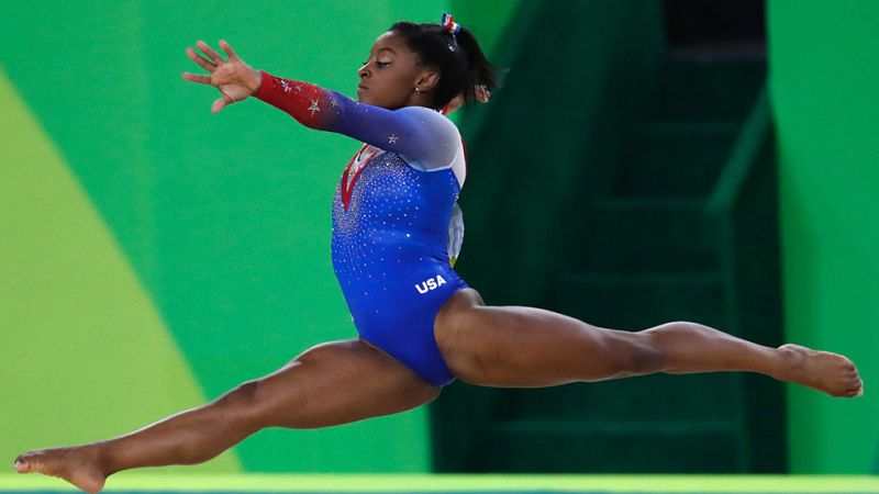 Simone Biles gana su cuarto oro en la final de suelo de gimnasia en Río